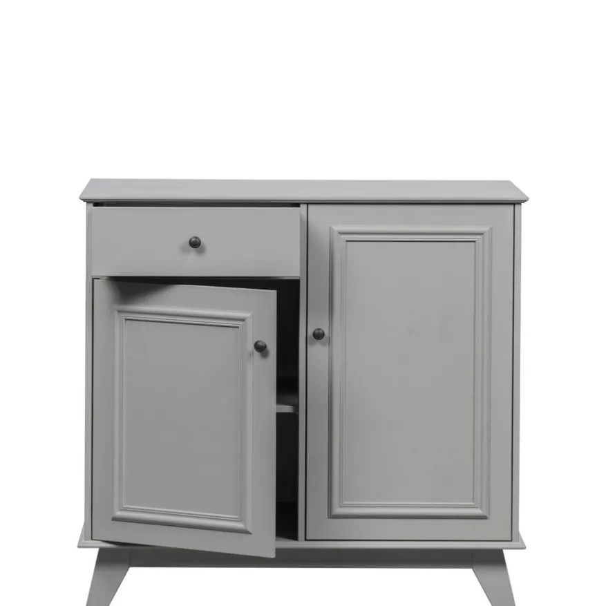 WOOOD Wandkast Lily Grijs - 98x93x55 cm
