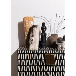 WOOOD Wandkast Menne Zwart - 81x108x43 cm