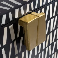 WOOOD Wandkast Menne Zwart - 81x108x43 cm