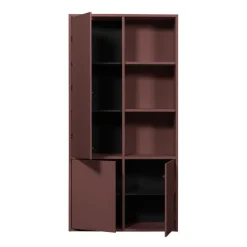 WOOOD Wandkast Merel Bordeaux - 100x200x40 cm