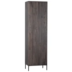 WOOOD Wandkast New Gravure Bruin - 60x210x42 cm