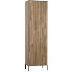 WOOOD Wandkast New Gravure Naturel - 60x210x42 cm