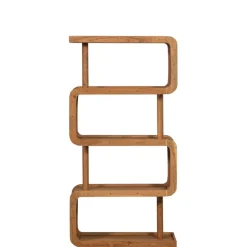 WOOOD Wandkast Rattle Bruin - 82x160x40 cm