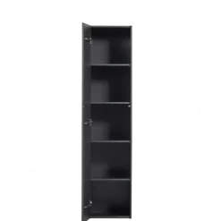 WOOOD Wandkast Teun Zwart - 44x188x35 cm