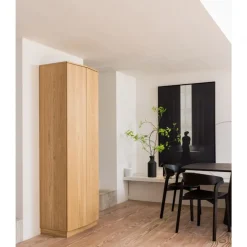 WOOOD Wandkast Zuma Naturel - 67x210x45 cm