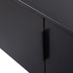 WOOOD (Zwevend) TV-meubel Gunnar Zwart - 200x56x44 cm