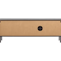 WOOOD (Zwevend) TV-meubel Gunnar Zwart - 154x56x44 cm