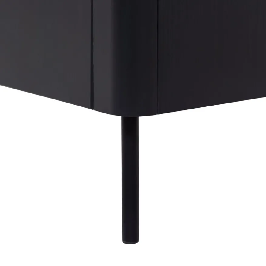 WOOOD (Zwevend) TV-meubel Gunnar Zwart - 154x56x44 cm