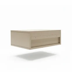 Zwevend Nachtkastje Sem Taupe - 45x18x35 cm