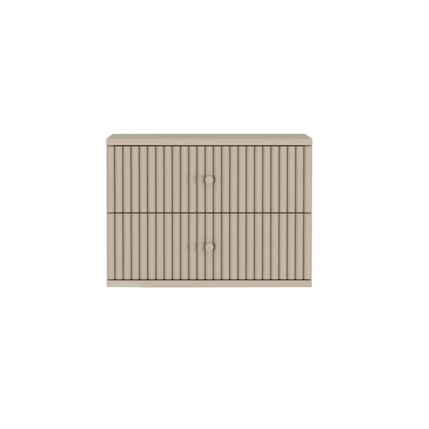 Zwevend Nachtkastje Sem Taupe - 45x31x35 cm