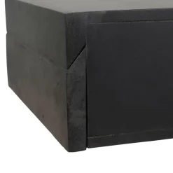 Zwevend Nachtkastje Sem Zwart - 45x18x35 cm