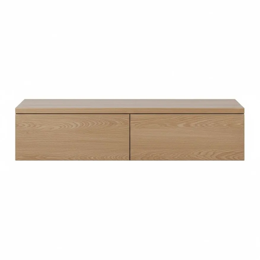 Zwevend TV-meubel Chester Naturel - 150x35x40 cm