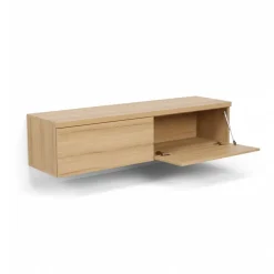 Zwevend TV-meubel Chester Naturel - 150x35x40 cm